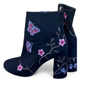 Nanette by Nanette Lepore “Lilly” Embroidered Booties – Size 7 Y2K style